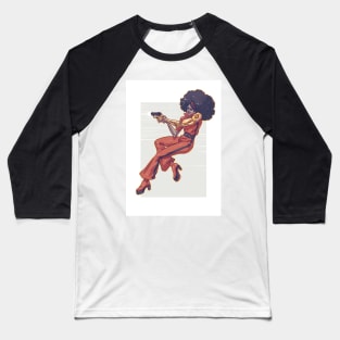 [dracotober 20] Misty Knight Baseball T-Shirt